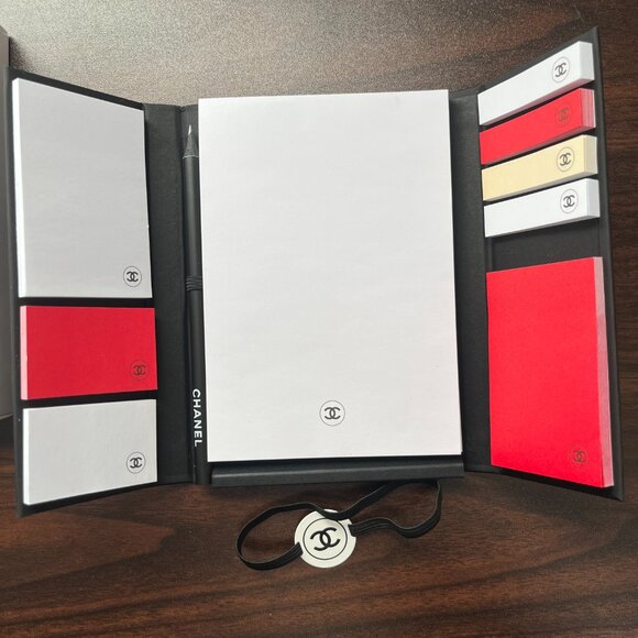 Other - CHANEL LA COLLECTION Sticky Notes & Pencil Set 2024 Limited Edition Novelty Gift